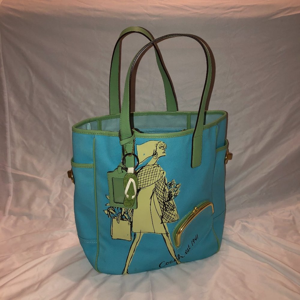 Coach Fabric Tote Bag
